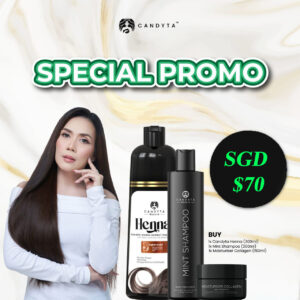 SG SHAMPOO 300ML +SHAMPOO HENNA+COLLAGEN