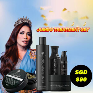 jumbo treatment set + 1 botol serum capsule