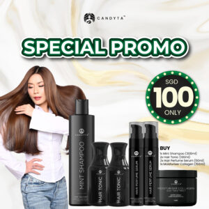 1 BOTOL SHAMPOO 300ML +2 BOTOL TONIC 100ML + 2 SERUM 50ML + 1 BOTOL COLLAGEN